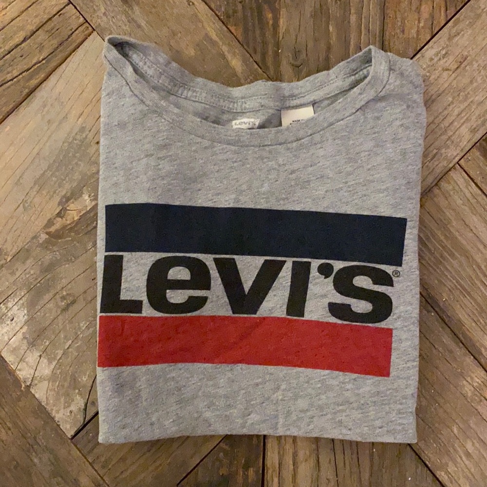 Levi’s Women’s Grey Fitted T-Shirt